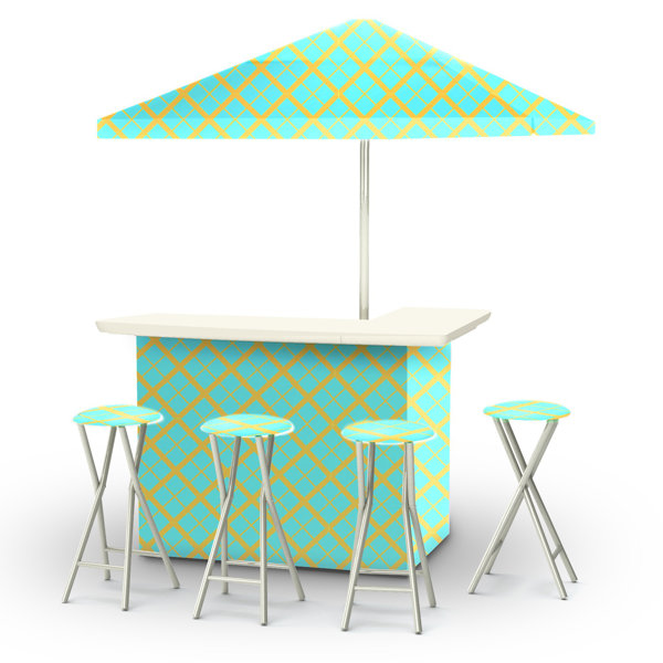 Best of Times Bar Set with Stools Wayfair